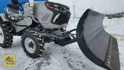 Отвал для уборки снега на ременные трактора усиленный