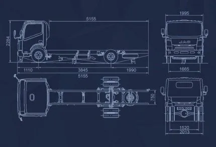 Автогидроподъемник JAC N 80
